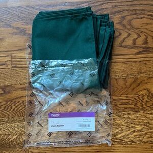 Green Cloth Napkins